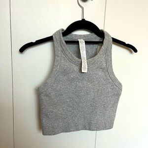 ALO racer back cropped top.